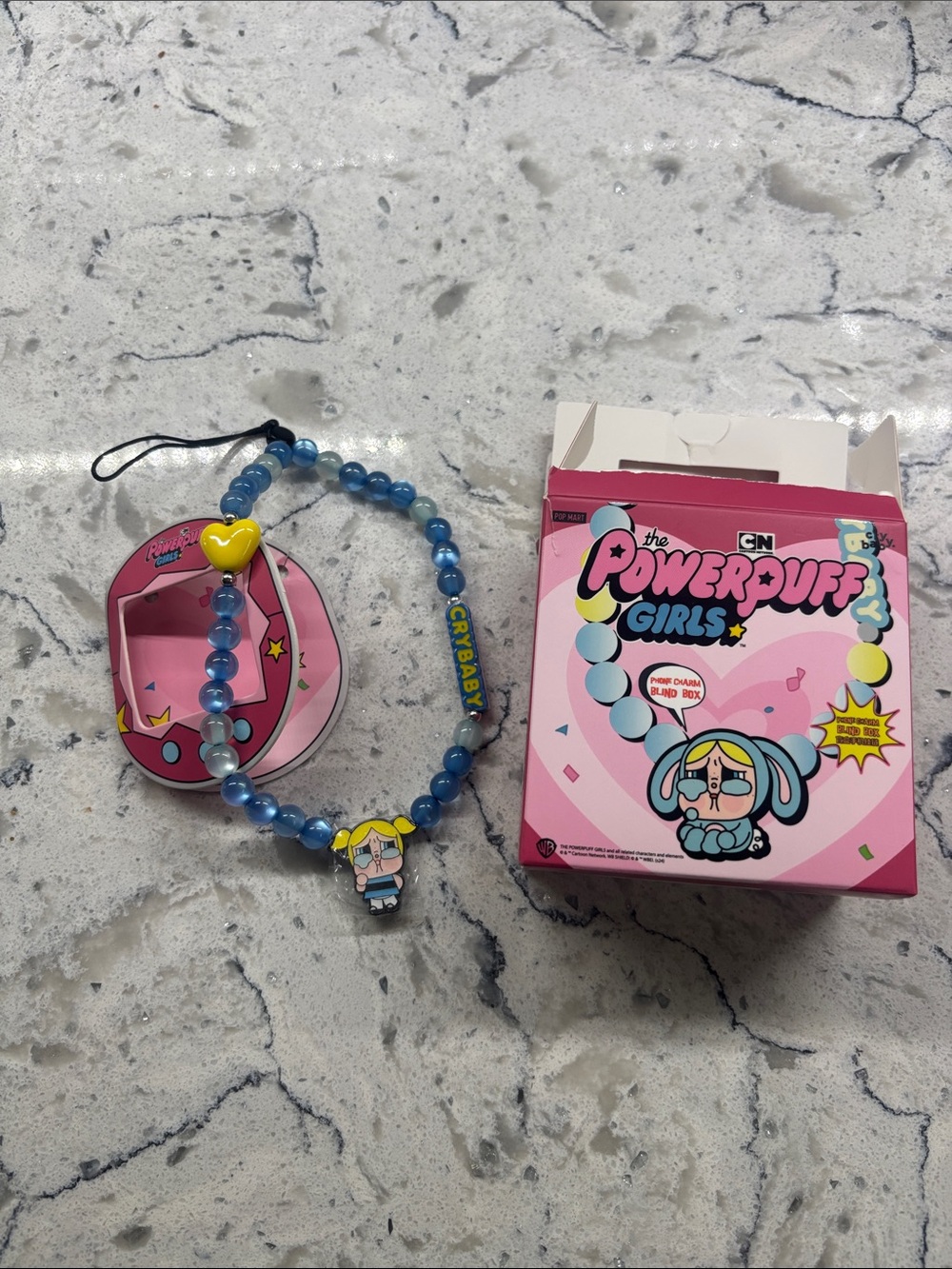 CRYBABY x Powerpuff Girls Series-Phone Charm Confirmed Box- Bubles